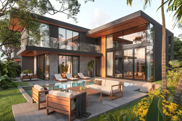 New Luxury Villa with Lake View and Mountain View